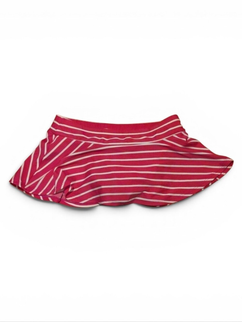 Hanna Andersson Pink Sunblock Striped Swim Skirt 150